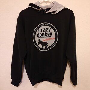 Santorini Brewing Company Crazy Donkey Womens Size M Black